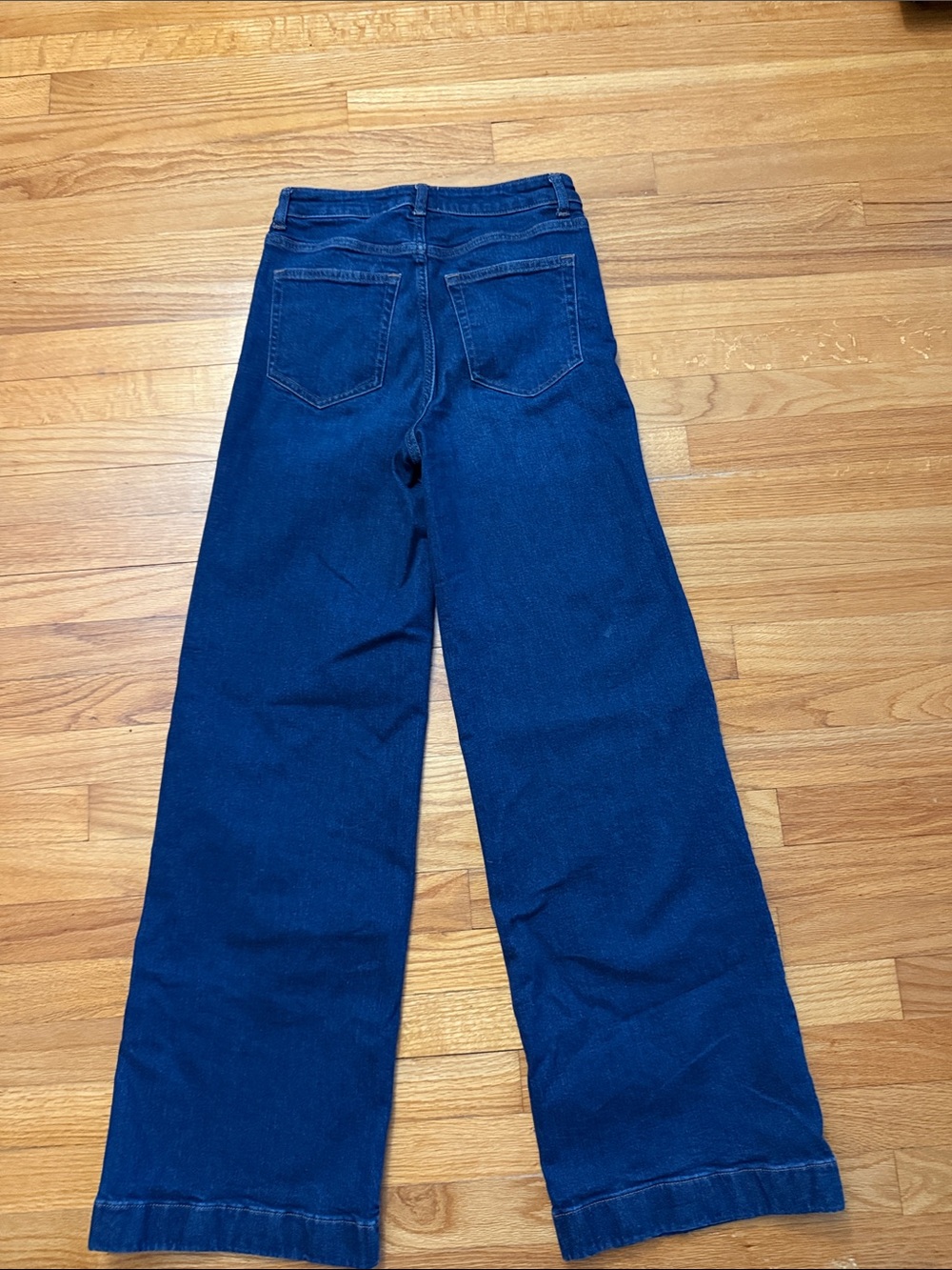 Reformation Bex Super Stretch High Rise Wide Leg Jeans Blue - Size 26/32.5”L - Picture 6 of 6
